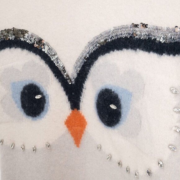 Kate Spade Hoot Embellished Owl Sweater | Medium - Picture 4 of 12